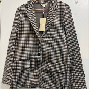 Plaid Blazer by Part Two